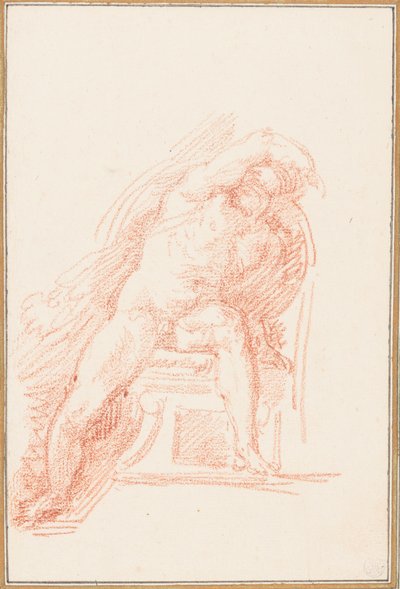 Ignudo del techo de la Capilla Sixtina de Jean Robert Ango