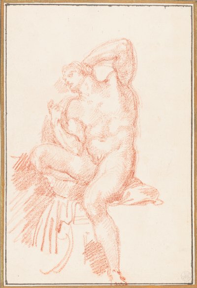 Ignudo del techo de la Capilla Sixtina de Jean Robert Ango