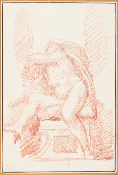 Ignudo del techo de la Capilla Sixtina de Jean Robert Ango