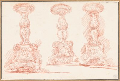 Estudio de candelabros de Jean Robert Ango