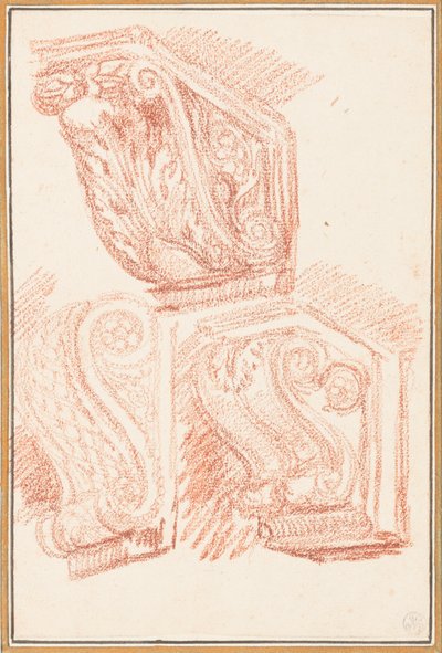 Estudio de ménsulas de Jean Robert Ango