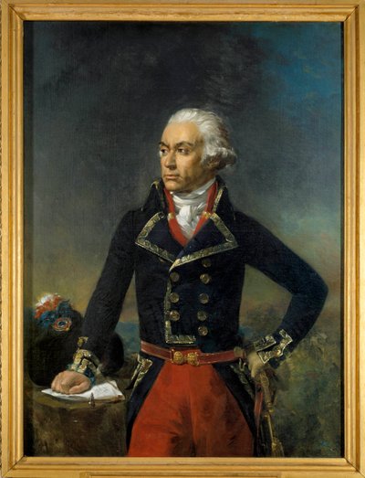 Retrato de Charles Francois Dumouriez, General en Jefe del Ejército del Norte 1792 (1739-1823) de Jean Sebastien Rouillard
