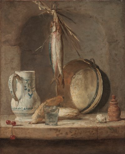 Still Life with Herrings de Jean Baptiste Simeon Chardin