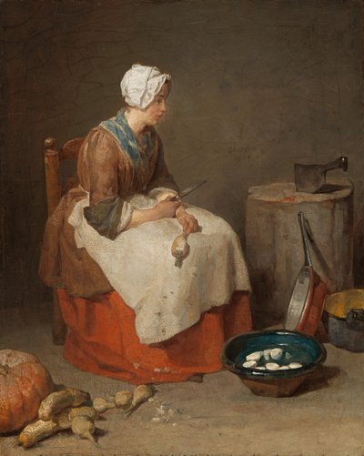 La Sirvienta de la Cocina de Jean Baptiste Simeon Chardin