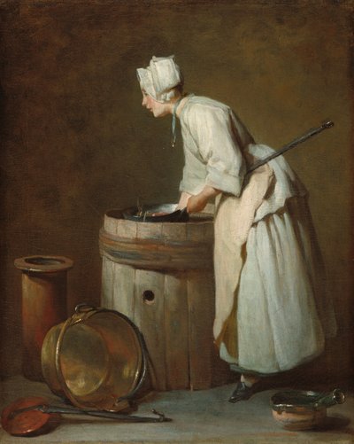 La Criada de la Cocina de Jean Baptiste Simeon Chardin