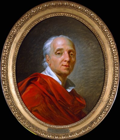 Denis Diderot, hombre de letras y enciclopedista francés del siglo XVIII de Jean Simon Berthelemy