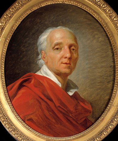 Retrato de Denis Diderot de Jean Simon Berthelemy