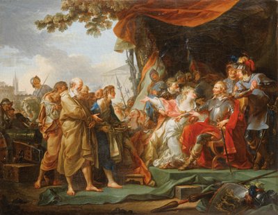 En francés:  Les Bourgeois de Calais Los burgueses de Calais de Jean-Simon Berthelemy