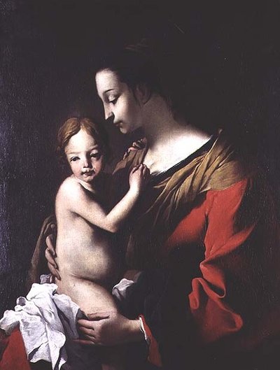 Madonna y el Niño de Jean Tassel