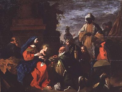 La Adoración de los Magos c.1640-45 de Jean Tassel