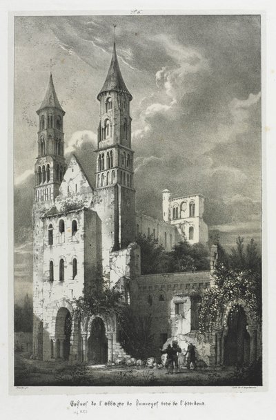 Ruinas de la Abadía de Jumièges de Jean Truchot