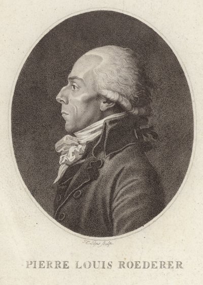 Retrato de Pierre Louis Roederer de Jean Urbain Guerin
