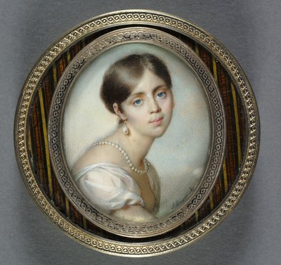Retrato de una Joven en Blanco, 1805 de Jean Urbain Guerin