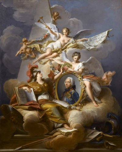 Charles Louis Auguste Fouquet, duque de Belle-Isle, 1684-1761 de Jean Valade