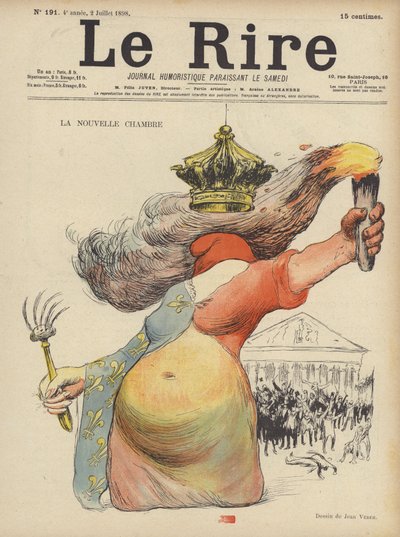 Ilustración para Le Rire de Jean Veber