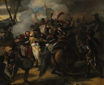 La muerte del general Colbert, c. 1809-10 (óleo sobre tela) de Jean Victor Schnetz