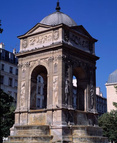 Arquitectura: vista de la fuente de los Inocentes de Jean and Lescot Pierre Goujon