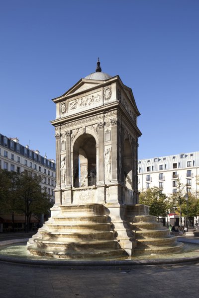 Vista de la Fuente de los Inocentes, en estilo renacentista de Jean and Lescot Pierre Goujon