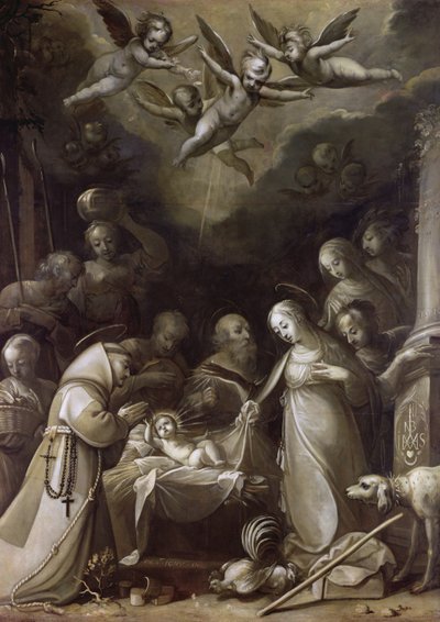 Adoración de los pastores, 1636 de Jean de Saint Igny