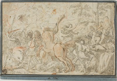 Batalla de Lapiths y Centauros de Jean le Pautre