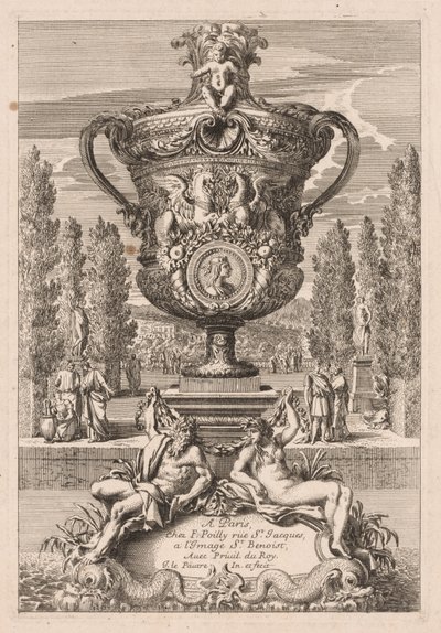 Urna decorativa de Jean le Pautre