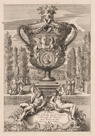 Urna decorativa, 1600s de Jean le Pautre