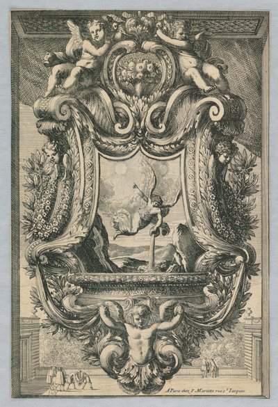 Diseño para caños de agua bendita, de "Inventions Pour Faire des Plaques" de Jean le Pautre