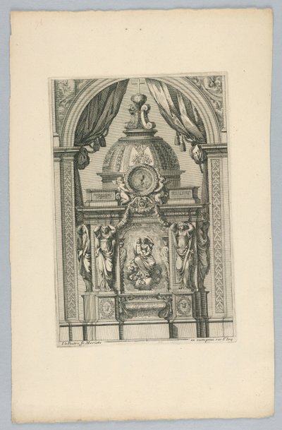 Diseño para Tabernáculo, de "Tabernáculos" de Jean le Pautre