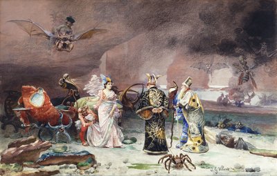 Un cuento de hadas de Jean or Jehan Georges Vibert
