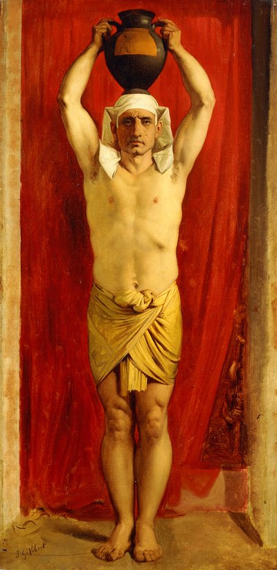 Portador de agua egipcio de Jean or Jehan Georges Vibert