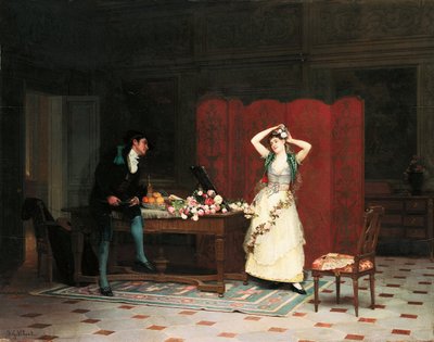 Los preparativos de Jean or Jehan Georges Vibert