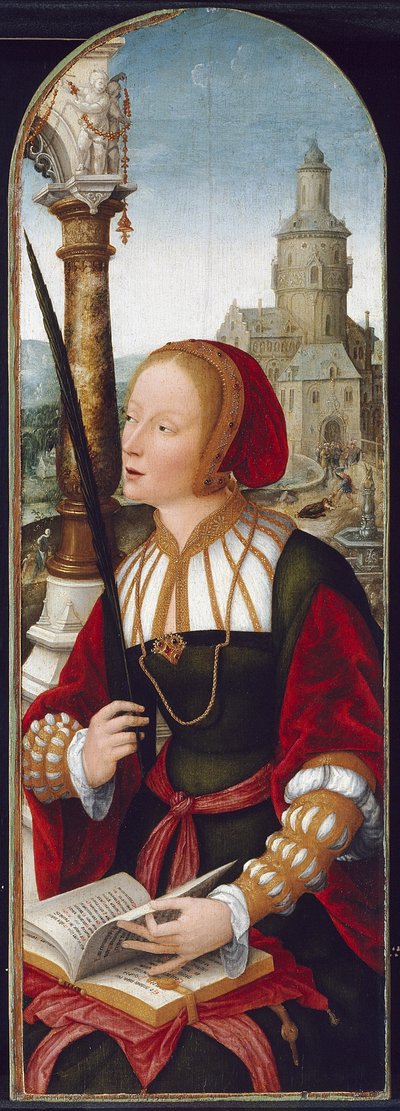 Santa Bárbara de Jean the Elder Bellegambe