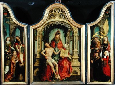 Tríptico de la Trinidad, 1513-18 de Jean the Elder Bellegambe