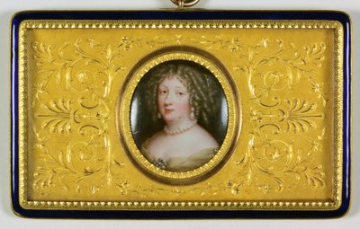 Una dama llamada Madame de Montespan de Jean the Elder Petitot