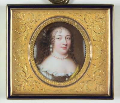 Una dama llamada Madame de Louvois de Jean the Elder Petitot