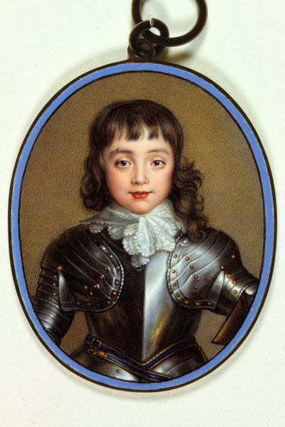 Carlos, Príncipe de Gales, luego Carlos II de Jean the Elder Petitot
