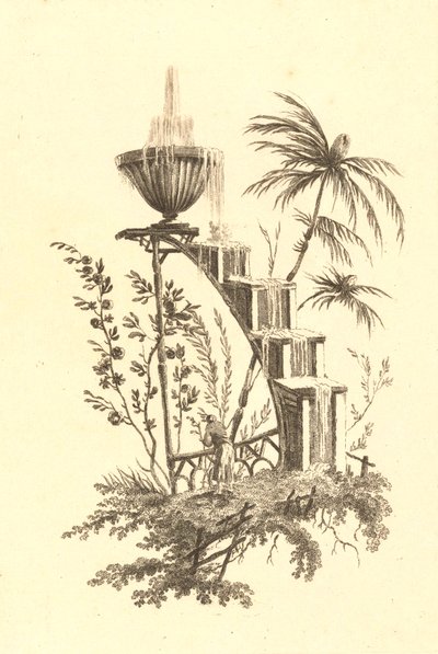 Fuente china con escalera de Jeanne Deny