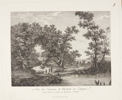 Vista de los alrededores de Madrid (2e Vue des Environs de Madrid en Espagne) de Jeanne Deny