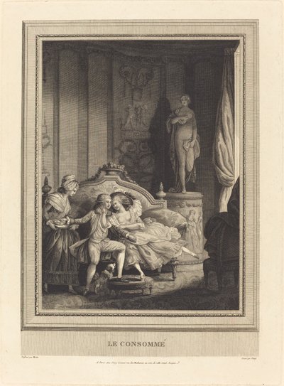 El consomé de Jeanne Deny or Martial Deny after Niclas Lafrensen II