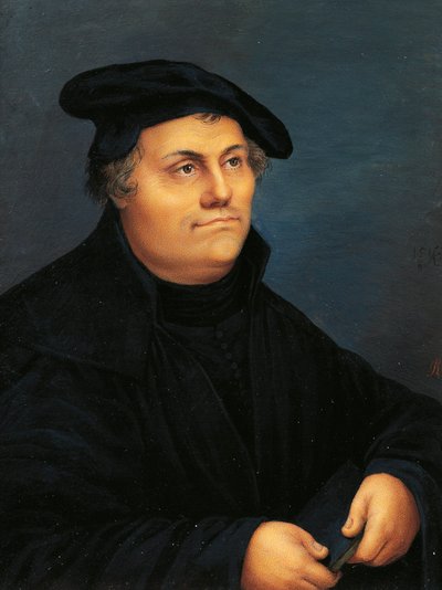 Suiza, Ginebra, Retrato de Martín Lutero (1483-1546) de Jeanne Henriette Rath