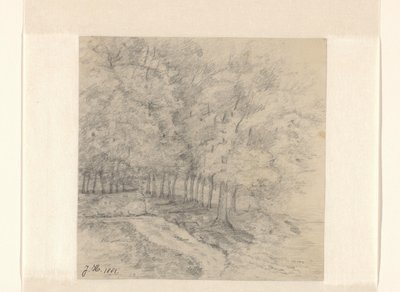 Paisaje con árboles de Jeanne Marie Heynsius (signed by artist)
