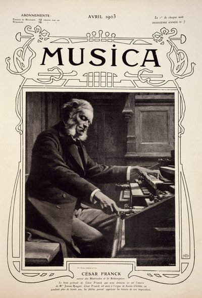 Cesar-Auguste Franck (Lieja de Jeanne Rongier