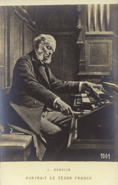 Cesar Franck, compositor, pianista, organista y profesor de música nacido en Bélgica que trabajó en París durante su vida adulta (1822-1890) de Jeanne Rongier