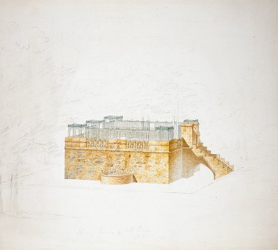 El cenador de la reina María, Chatsworth de Jeffry Wyatville