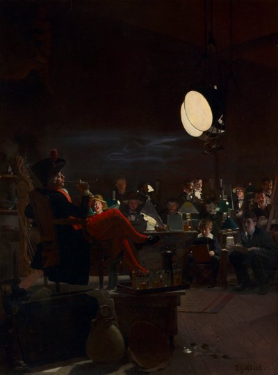 A Night Class de Jehan Georges Vibert