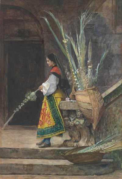 Domingo de Ramos en España de Jehan Georges Vibert