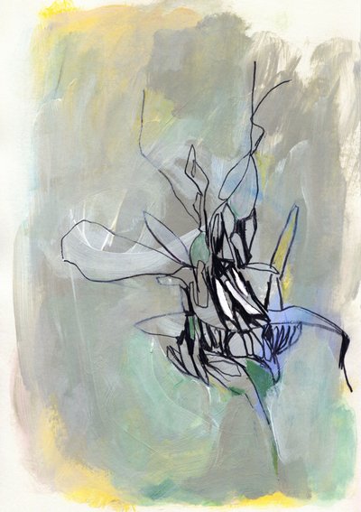 Floración botánica abstracta de Jenja Braun