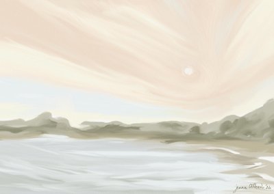 Resplandor del horizonte sereno de Jenna Alheit
