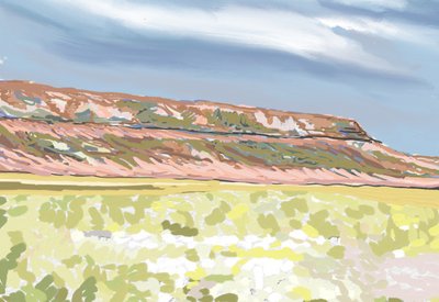 Meseta del Desierto Pintado de Jenna Alheit