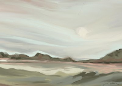 Paisaje abstracto y sereno de Jenna Alheit